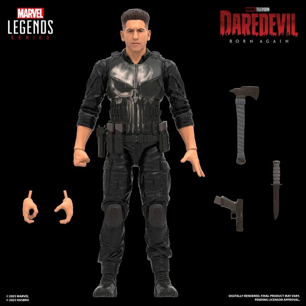Pre-order Alert: Hasbro Daredevil: Born Again Marvel Legends Series Punisher Figure