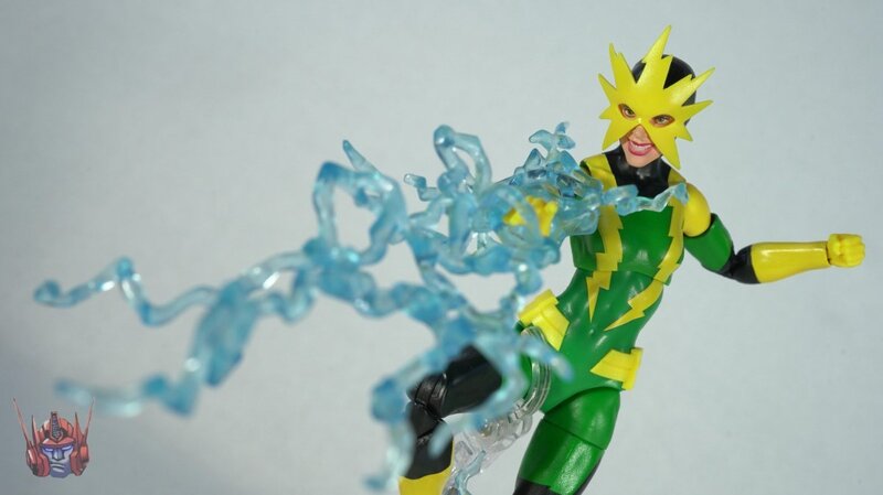 Marvel Legends Electro (Francine Frye) [2025 Spider-Man Retro Card Wave] Figure Video Review And Images