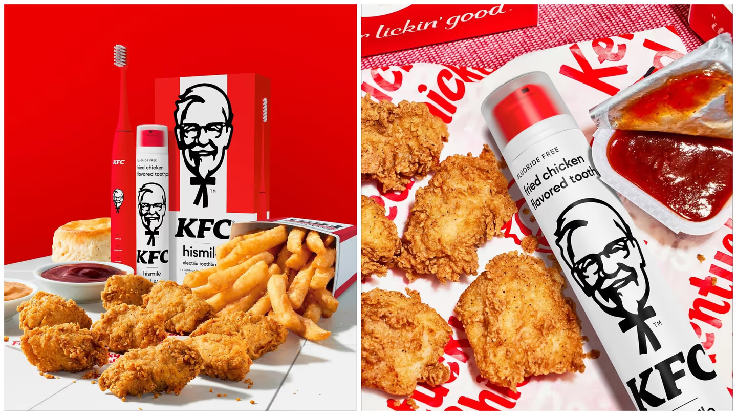 # 3,318 – Pasta de dientes KFC | El más grande. Idea. Nunca.