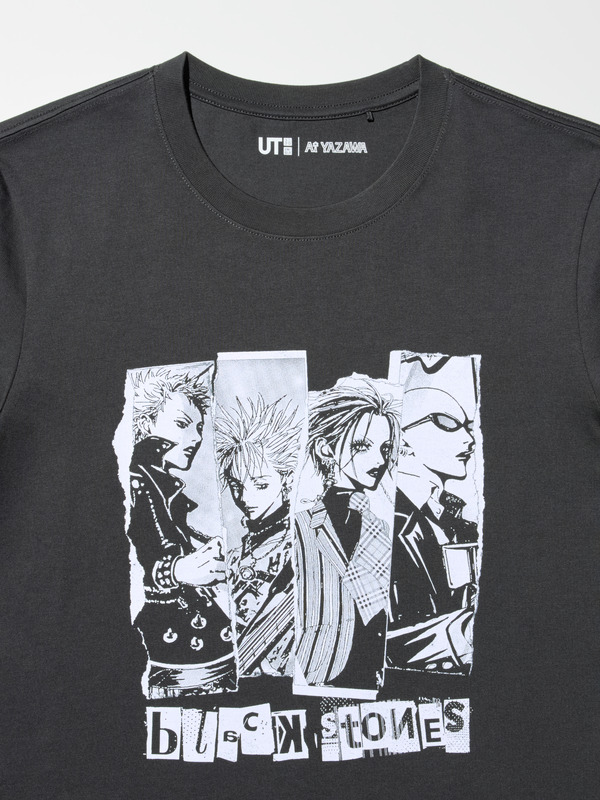 Yazawa ai x “ut” está de moda y emo presentación de camisetas y bolsas de obras diseñadas para “nana” y “historia del vecindario”