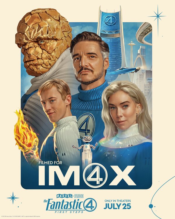 New Fantastic Four: First Steps Movie Posters