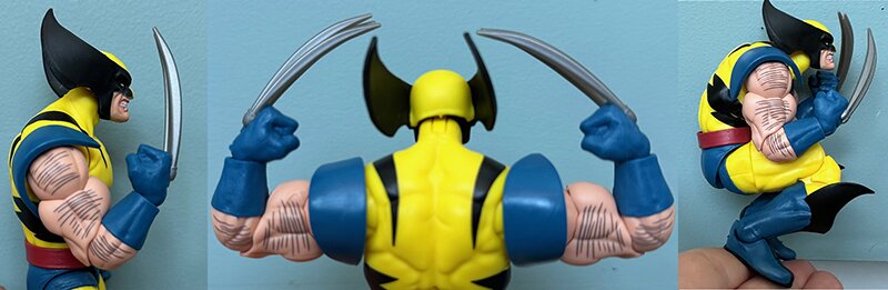 In-hand Image: Hasbro Marvel Hasbro Marvel Legends Series Gamerverse Wolverine vs Silver Samurai 2-Pack Wolverine Figure