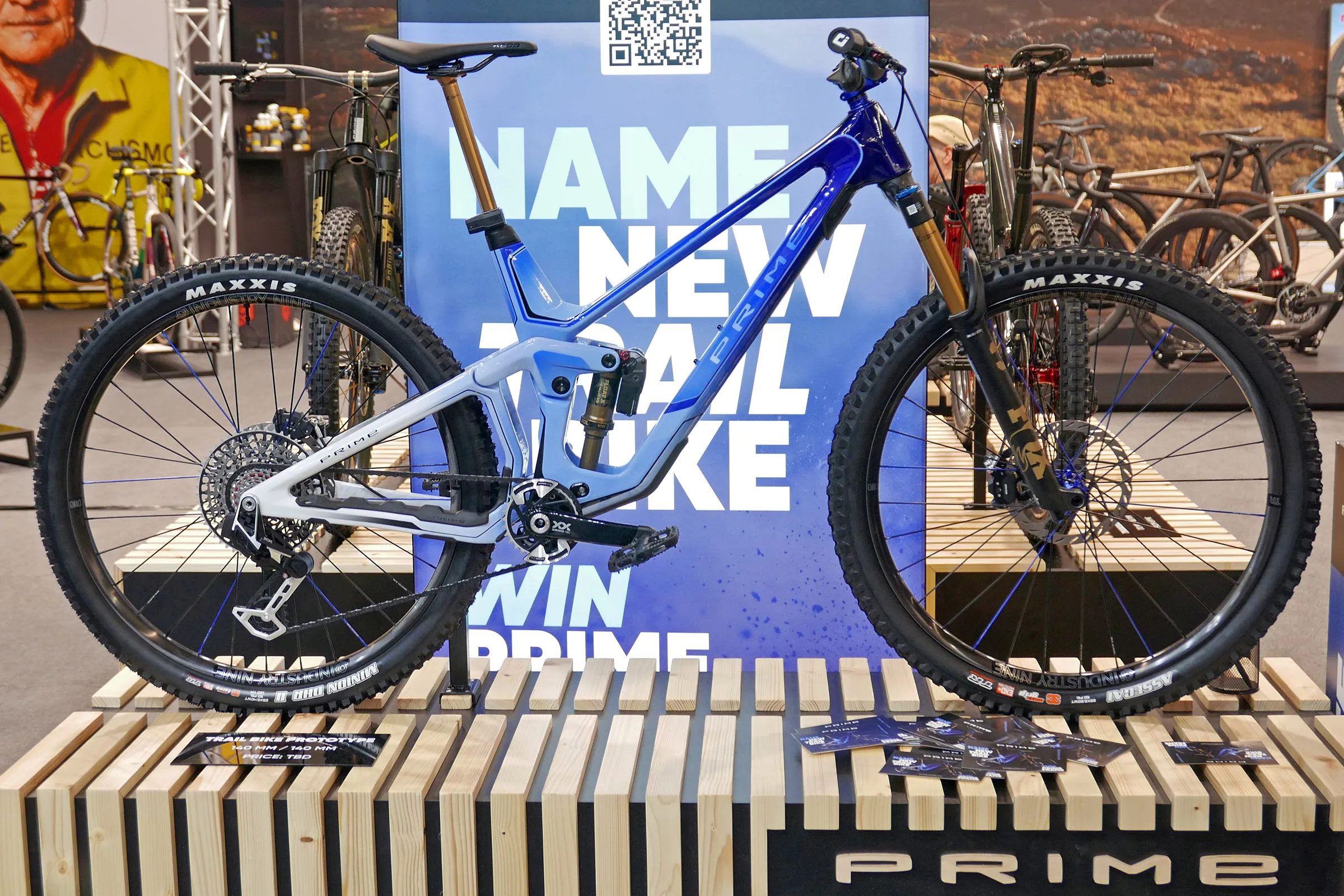 Prime se burla sin nombre de 140 mm de bicicleta de carbono inspirada en bicicletas de enduro y dh actualizadas