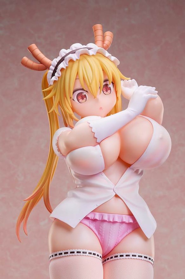 ¿Estás seducido por su ropa interior Dodus? El cuerpo prohibido de “Kobayashi-San’s Dragon Maid” ahora está disponible como una figura con una altura total de aproximadamente 48 cm.