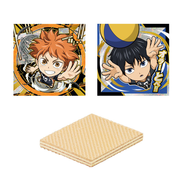“¡Lo viste, mi tsukki!” “¡Es un festival!” “¡Haikyu la película! La batalla decisiva por la eliminación de la basura” aparecen las placas autoadhesivas