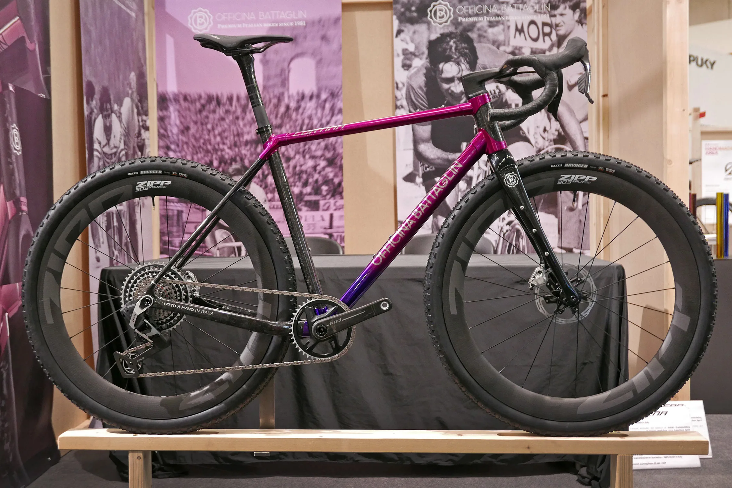 Battaglin Cortina Italian Carbon & Ti Gravel Bike, Siena Road Made-in-Italy y alcanzable