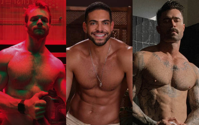 Happy Endings: los fanáticos se vuelven salvajes para el masaje de Bruno de Drag Race Lazy Suzan y Kyle Krieger